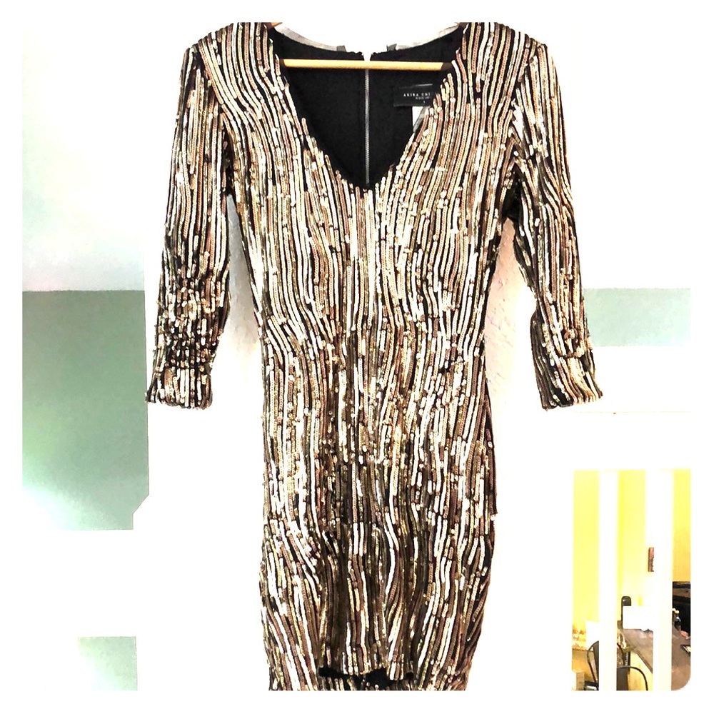 🔱 AKIRA CHICAGO BLACK LABEL RUNWAY SEQUIN MINI